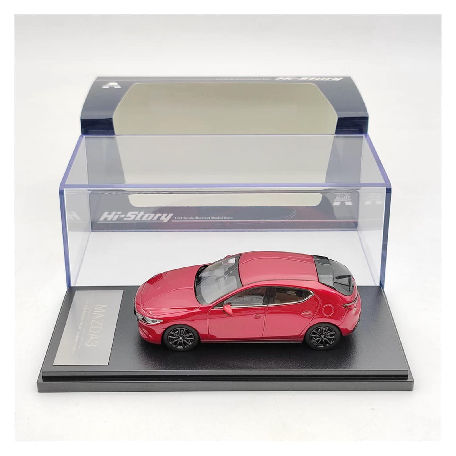 Scale Finished Model Car 1/43 for Mazda 3 Fastback 2019 Simulation