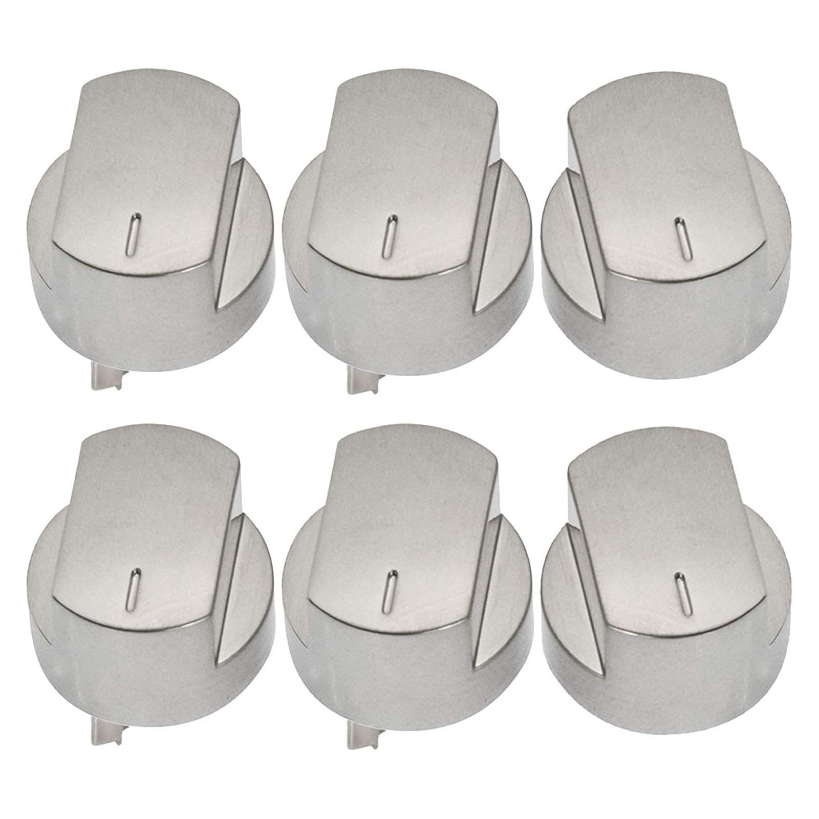 Stoves Oryginalne pokrętło regulacji temperatury do piekarnika, kuchenki grillowej, płyty grzewczej (2 sztuki piekarnika + 4 płyty)