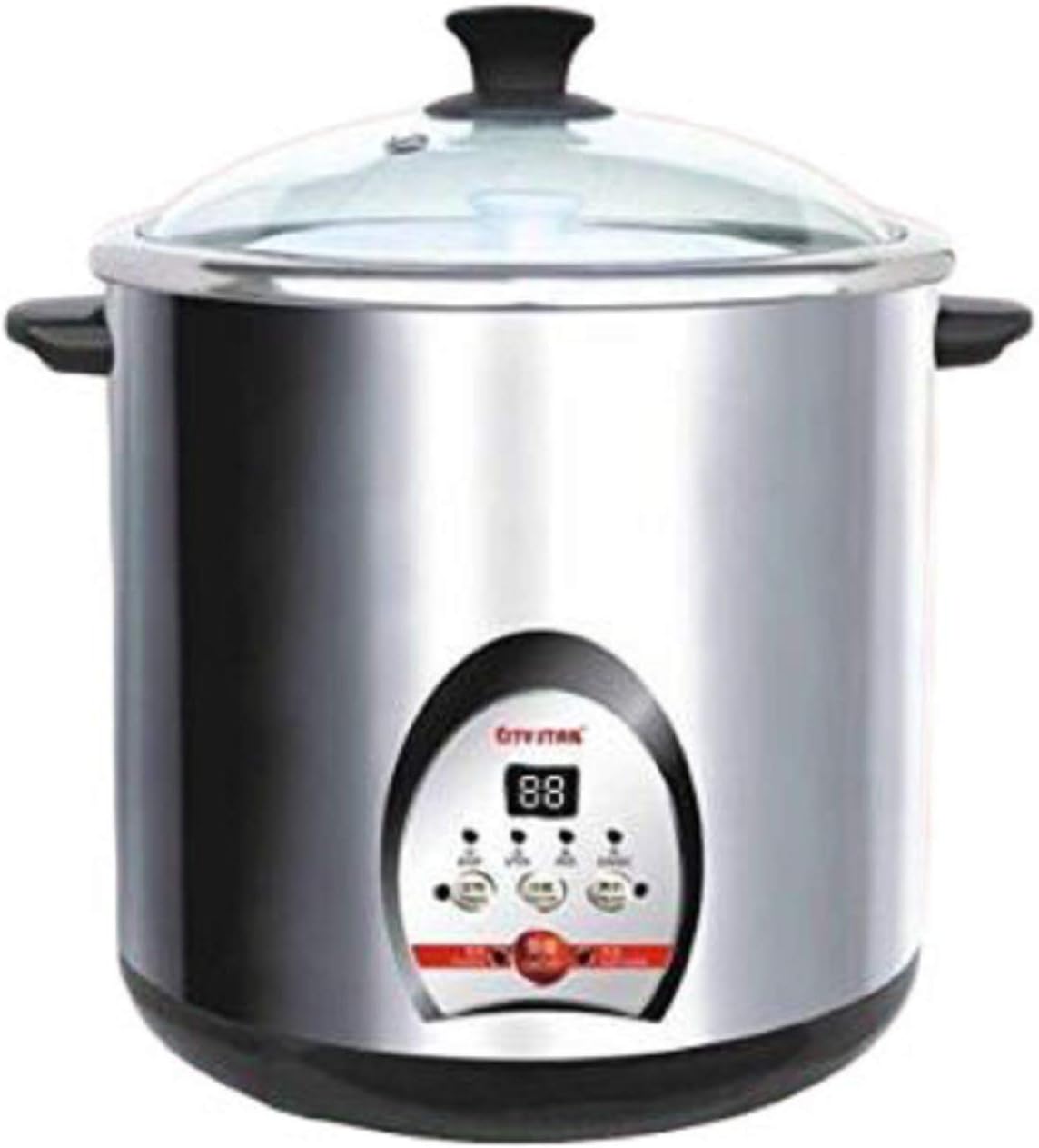 Electric Cooker, 15 x 13 x 13 inches, Stainless Steel