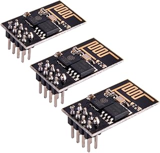 HiLetgo 3pcs ESP8266 ESP-01 Serial WiFi Wireless Transceiver Wireless Module Development Board LWIP AP+STA Compatible with Arduino