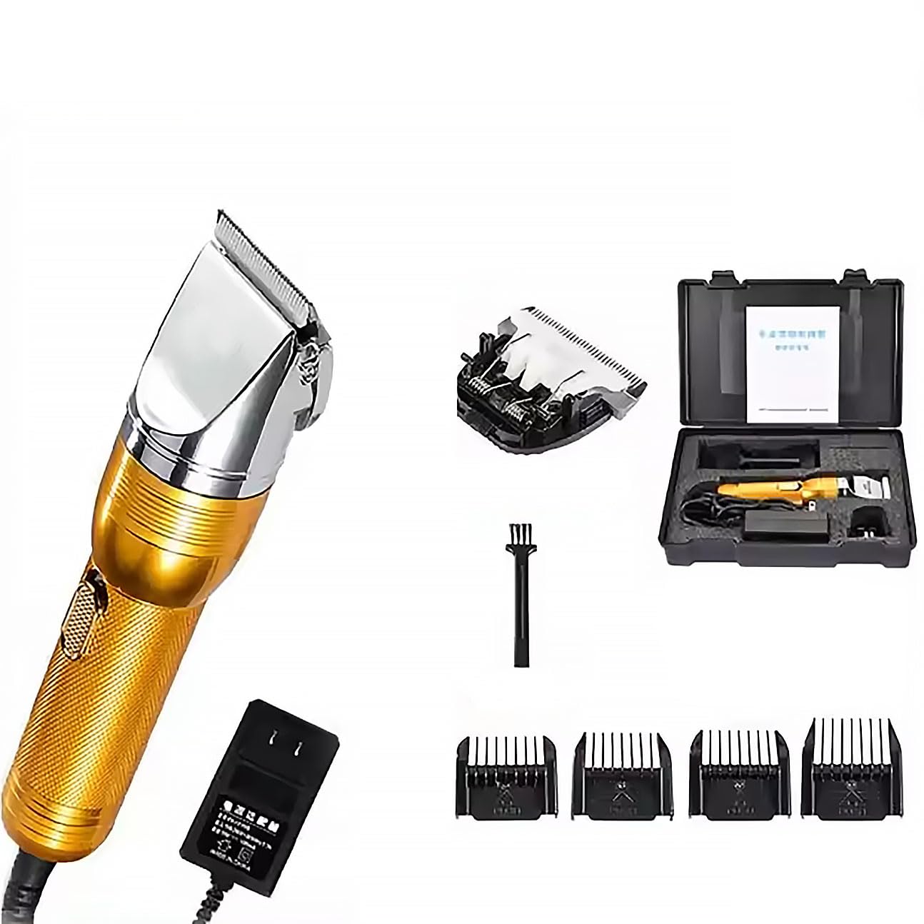 Tosatrice Elettrica per Pecore, Tosatrice Elettrica Professionale da 350 W con Kit per Toelettatura Bestiame Agricolo a 6 Velocità, Tosatrice per Pecore Pesanti per Animali a Pelo Spesso, Pecore,capre