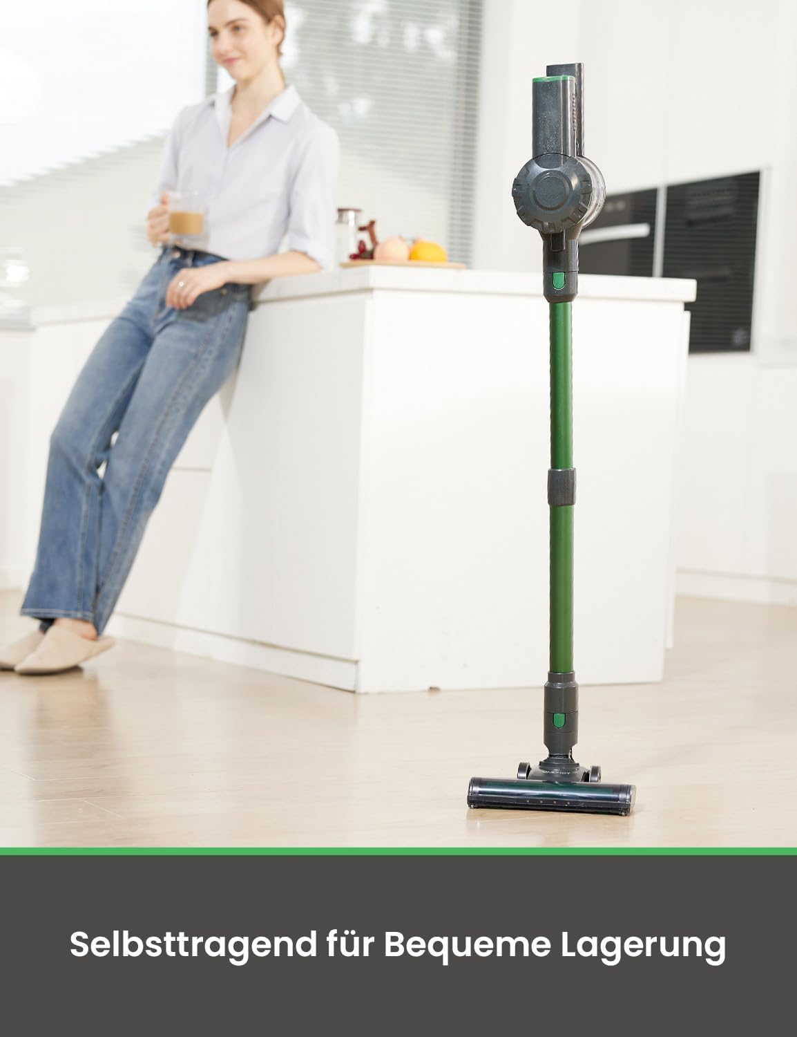 Vexilar V9PRO Akku Staubsauger mit bürstenlosem Motor, 40000Pa Starke Saugleistung, 6-in-1 Tragbarer Kabellos Staubsauger, LED Display Bis zu 50Mins, für Böden/Teppich/Tierhaare