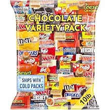 Assorted Chocolate Candy Variety Pack 10 lb Bulk Individually Wrapped Chocolates for Parties, Gifting, Holidays & Everyday Indulgence Premium Mix for All Occasions