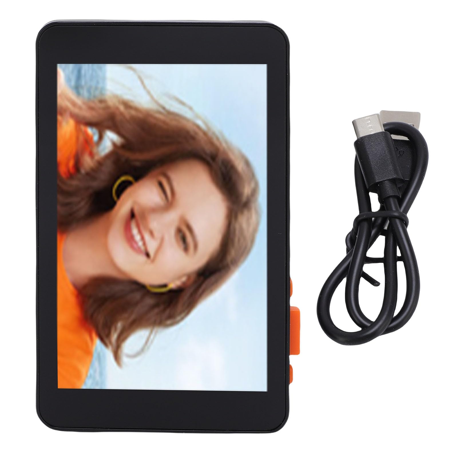 GOWENIC Telefon Sellie Selfie Monitor, Magnetyczny Monitor Tylnej Kamery z Wyświetlaczem HD 1080p dla Vlog Live Stream TIK, Dopasowanie do IOS Android