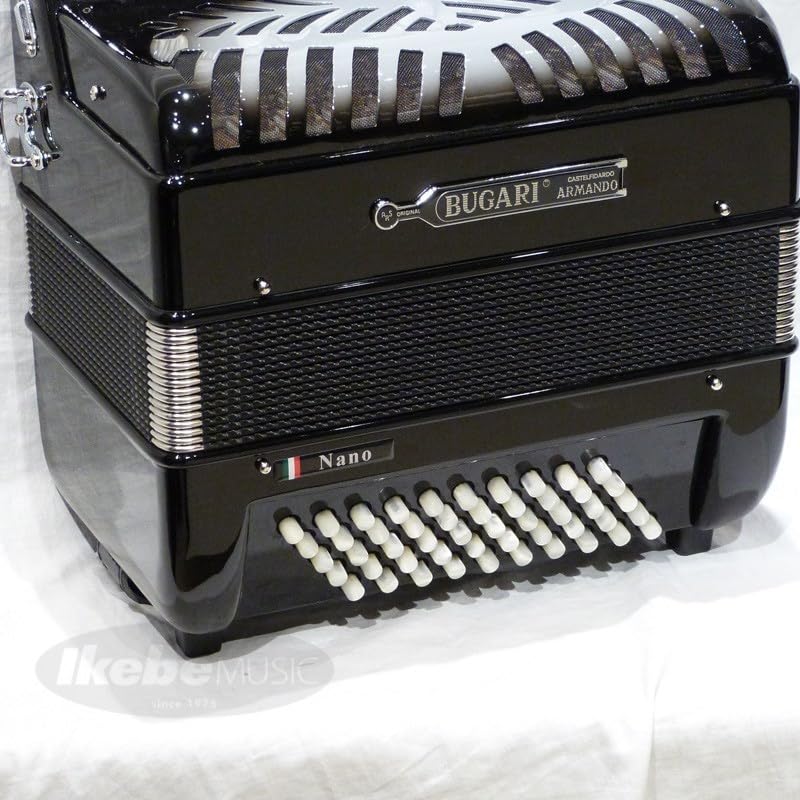 Amazon | BUGARI Nano BK【ブラック】 | アコーディオン | 楽器