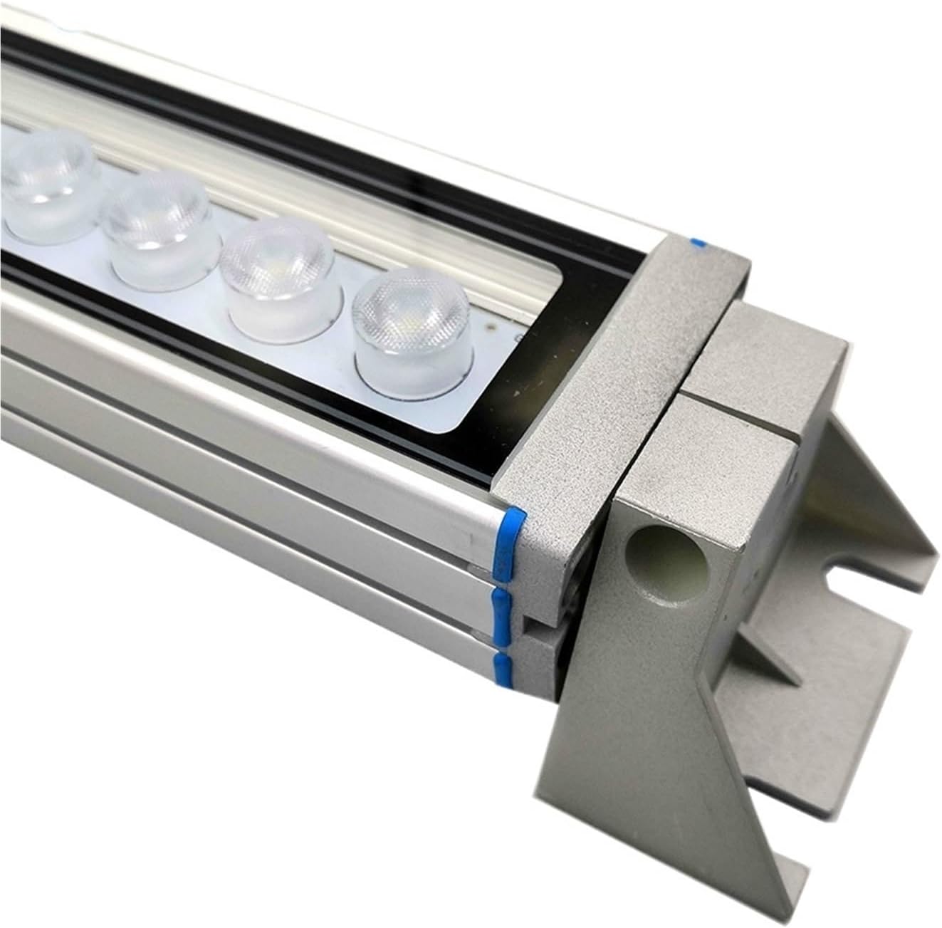 24W LED Panel Lamp Working Light 24V 220V Milling CNC Machine Tools Workshop Explosion-Proof Emitting Lens AC/DC Universal(24W 4000K,AC100-250V)