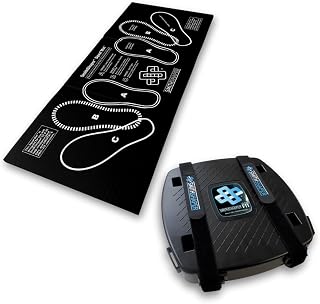 FIT BUNDLE: FIT Ab Squat Roller Multipurpose Exerciser & SQUAT MAT Knee Pad | Shape Butt Legs Chest + | 25 Exercises | Build Muscle Carve 6-pack abs | Free SQUATX App for 1 Yr.