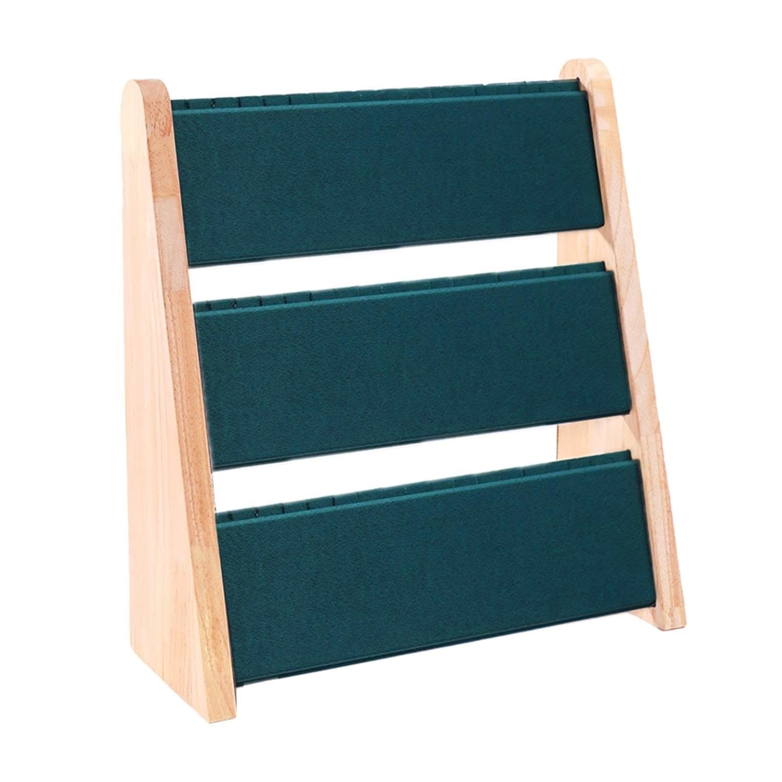 AZHKJKZH Jewelry Display Stand Necklace Display Holder Jewelry Organizer Stand Rack Pendant Storage(Grün)