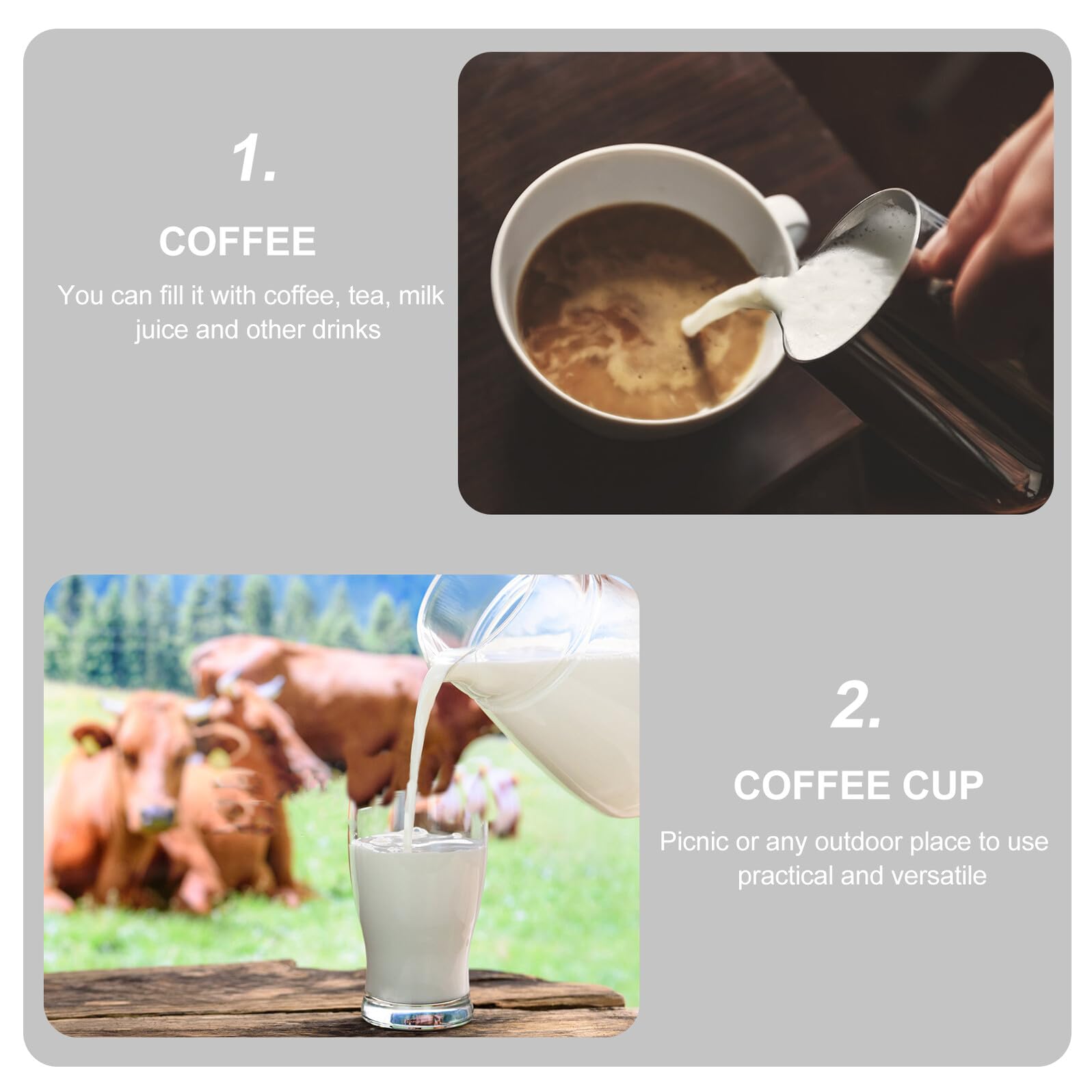 Set Tazze Da Cappuccino e Latte in Ceramica Con Piattino, Design Vintage Limone e Farfalla, Tazza Con Manico Ampia Apertura Per Tè e Caffè, Servizio Casa e Sala Da Pranzo