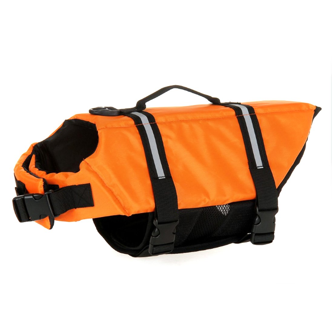 keysui Dog Life Jacket Size Adjustable Dog Lifesaver Safety Reflective Vest Pet Life Preserver