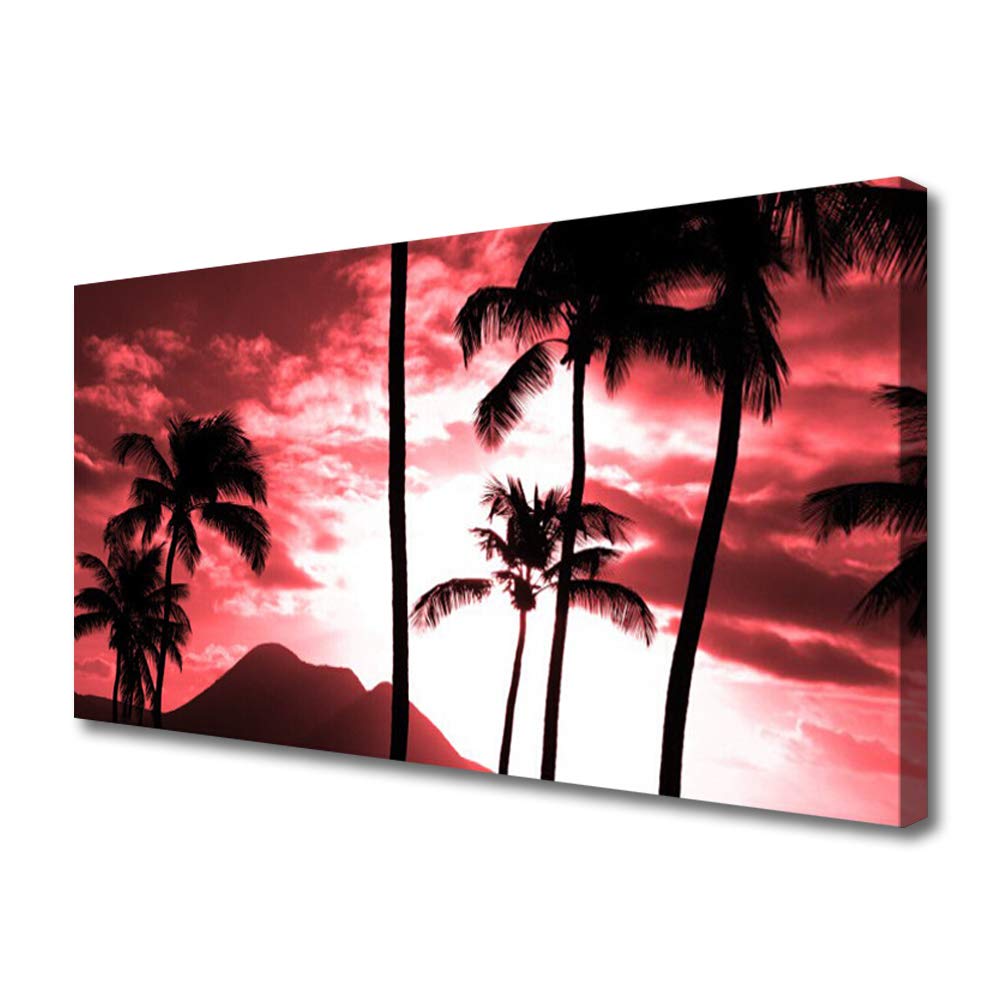 Tableau moderne nature Tulup - Toile imprimée 100x50cm pour salon et bureau