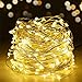 Produktbild SALCAR 10m LED Lichterkette Draht, USB Kupferdraht Lichterkette, 100 LEDs Kupferdrahtlichterkette Innen Außen Weihnachten Party, Warmweiß