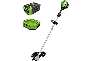 Greenworks 60V Battery Operated Edger with 8-Inch Cutting Capacity