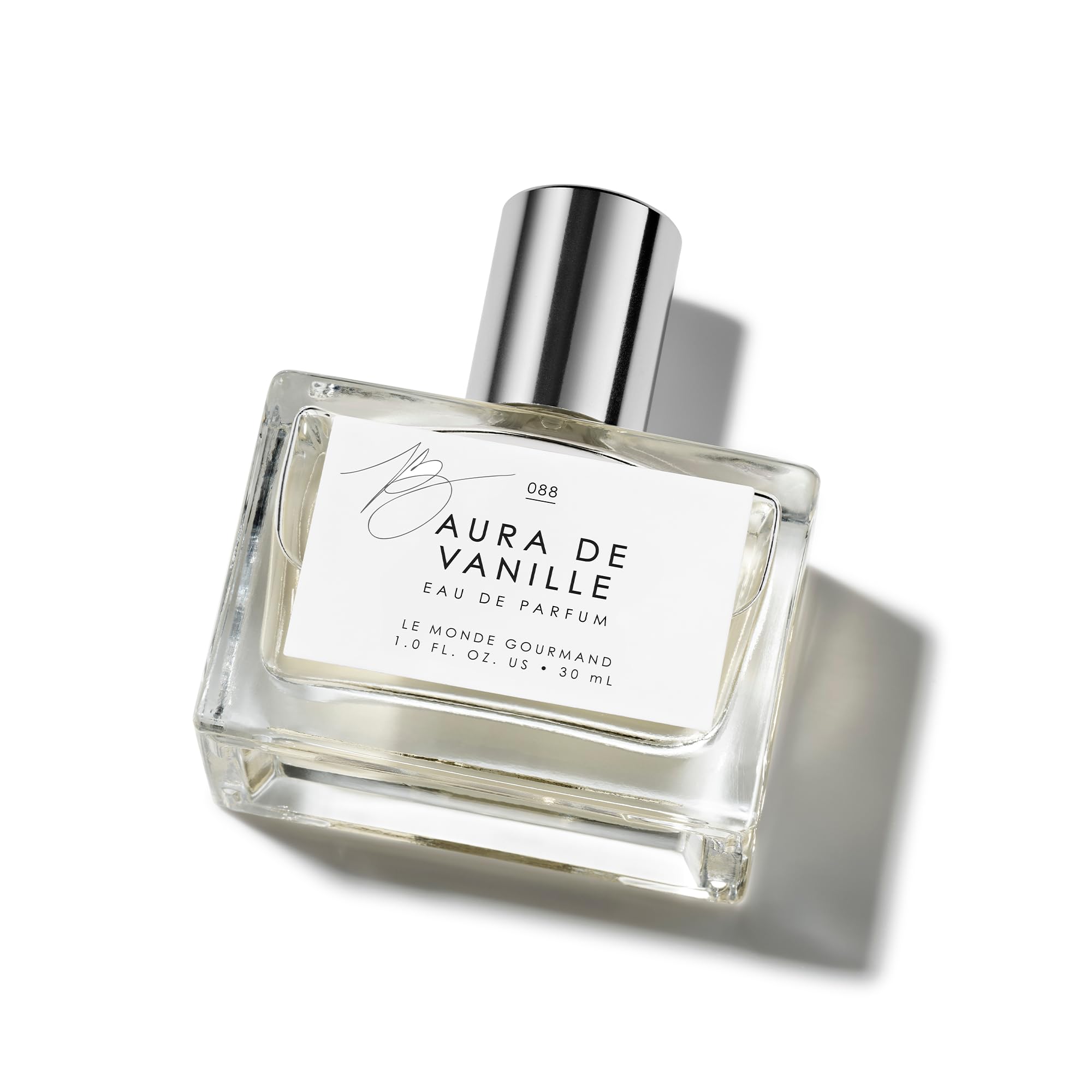 Le Monde Gourmand Aura de Vanille Eau de Parfum Spray Perfume for Women, Toni Bravo, Vanilla Milk, Plum & Cashmere Woods Scent, 1 fl oz (30 ml)