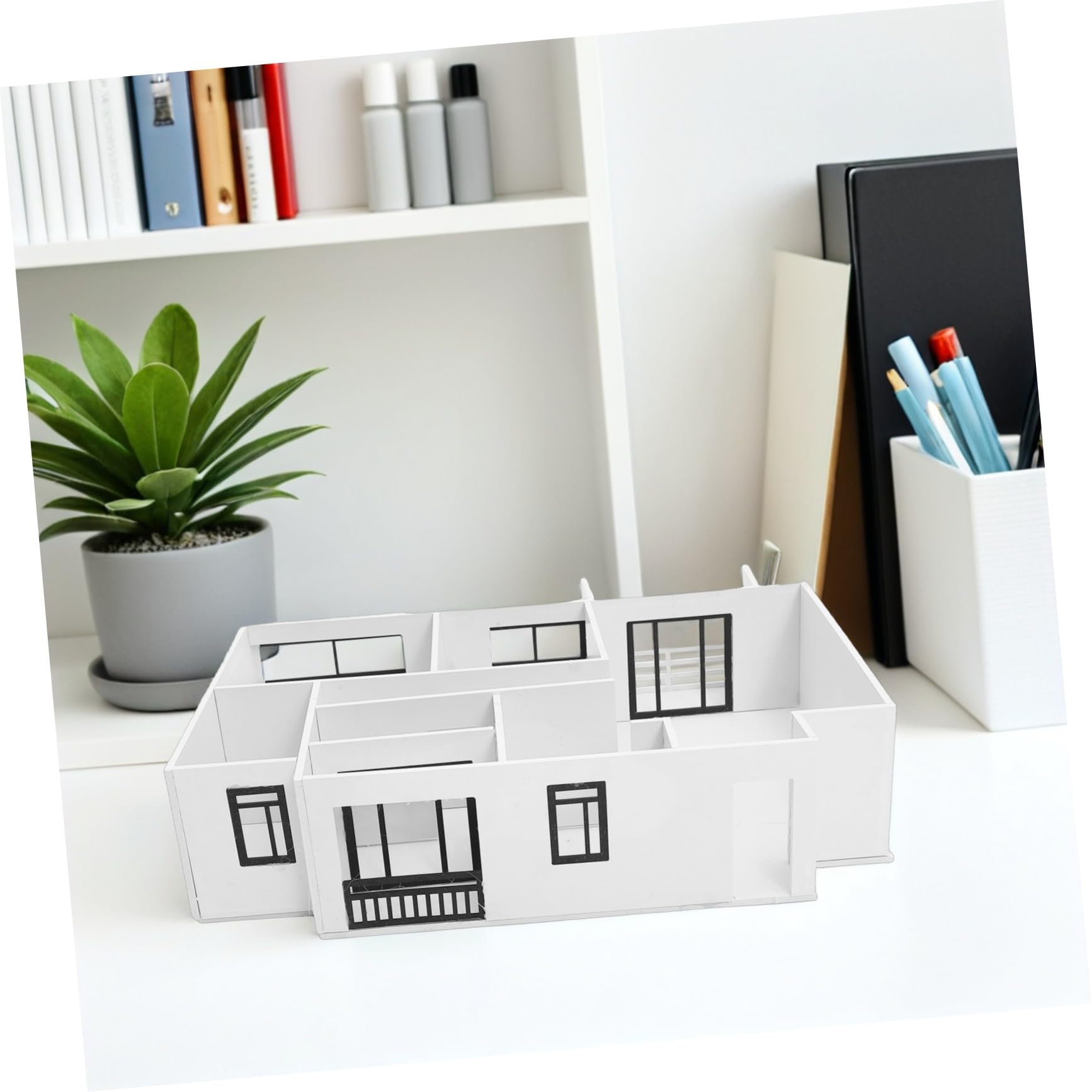 Cabilock 1:25 Wohnungsmodellbausatz Indoor Schnittmodell Satz aus Pvc und Acryl für Modellbau und Interaktive Lernaktivitäten im Selbstgemacht Architekturbereich