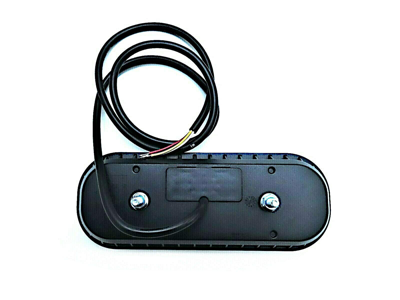 Fristom 2 luces traseras LED con 3 funciones de intermitente dinámico de 12 V 24 V para remolque