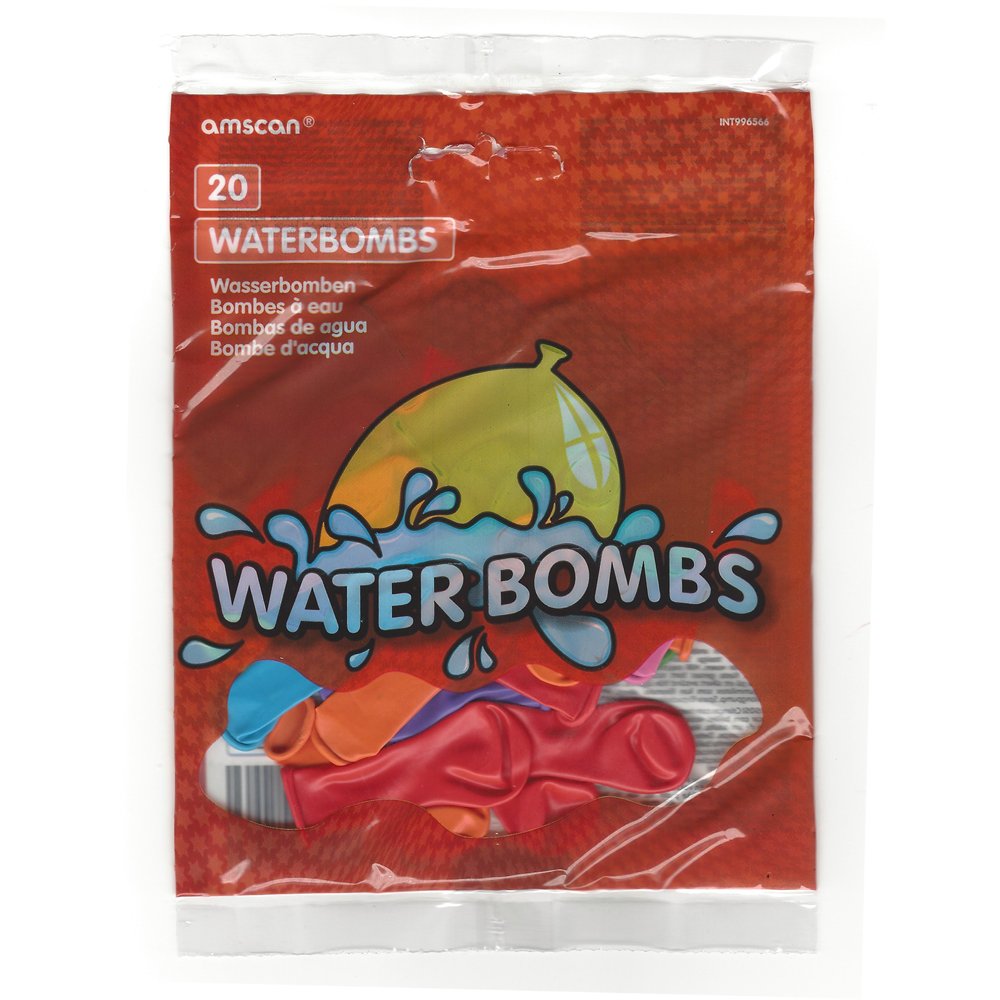 Balloons, Party Fun Water BoMB Balloons Assorted Colours