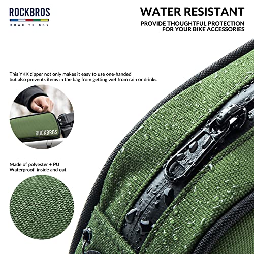 ROCKBROS Road to Sky Bicycle Frame Bag Top Tube Bag Waterproof 0.7L Reflective for Front Frame for MTB/Road Bike/Gravel Bike - Image 3