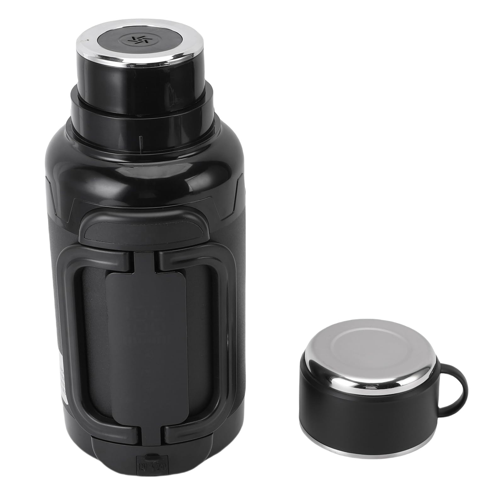 Yctze Czajnik Samochodowy 1500 Ml ze Stali Nierdzewnej 304 na Sucho z Czajnikiem Samochodowym, Przenośny Czajnik do Samochodu, Elektryczny 1500 Ml, Samochodowy ze Stali Nierdzewnej, Bojler, 304