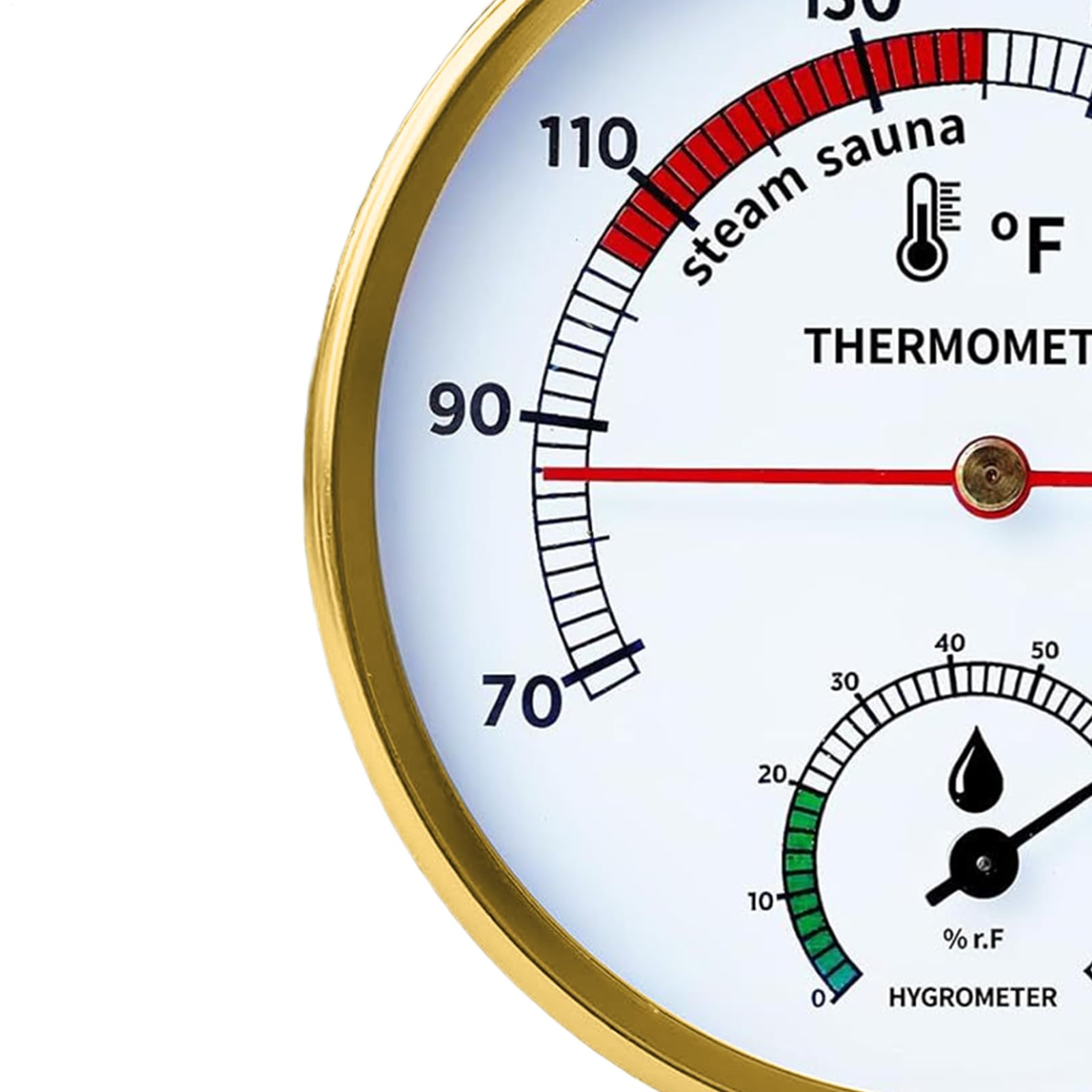 Termometro per Sauna e Bagno Turco Monitor Preciso Resistente Al Calore E | Igrometro per Spa Domestica Interna Per Appassionati, Famiglie e
