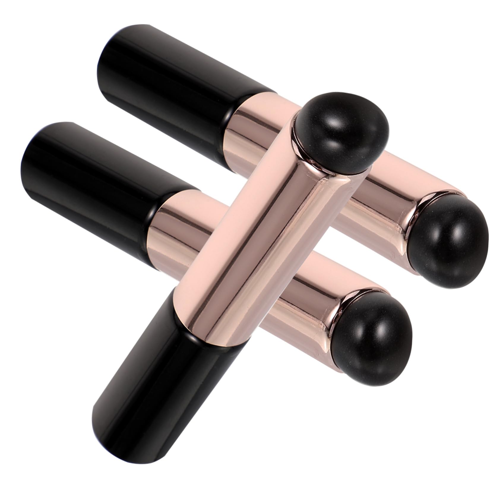 FOMIYES Lip Brush Set 3pcs Silicone Makeup Brush for Lipstick Tint Balm Gloss Beauty Tools