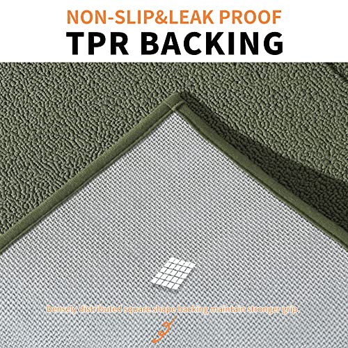 Beqhause YFQHHLT8371GN2460S Kitchen-Rugs-Non-Slip-Kitchen-Mats-For-Floor Machine Washable Kitchen Rugs 2 Pieces Kitchen Carpet Runner thumb #2