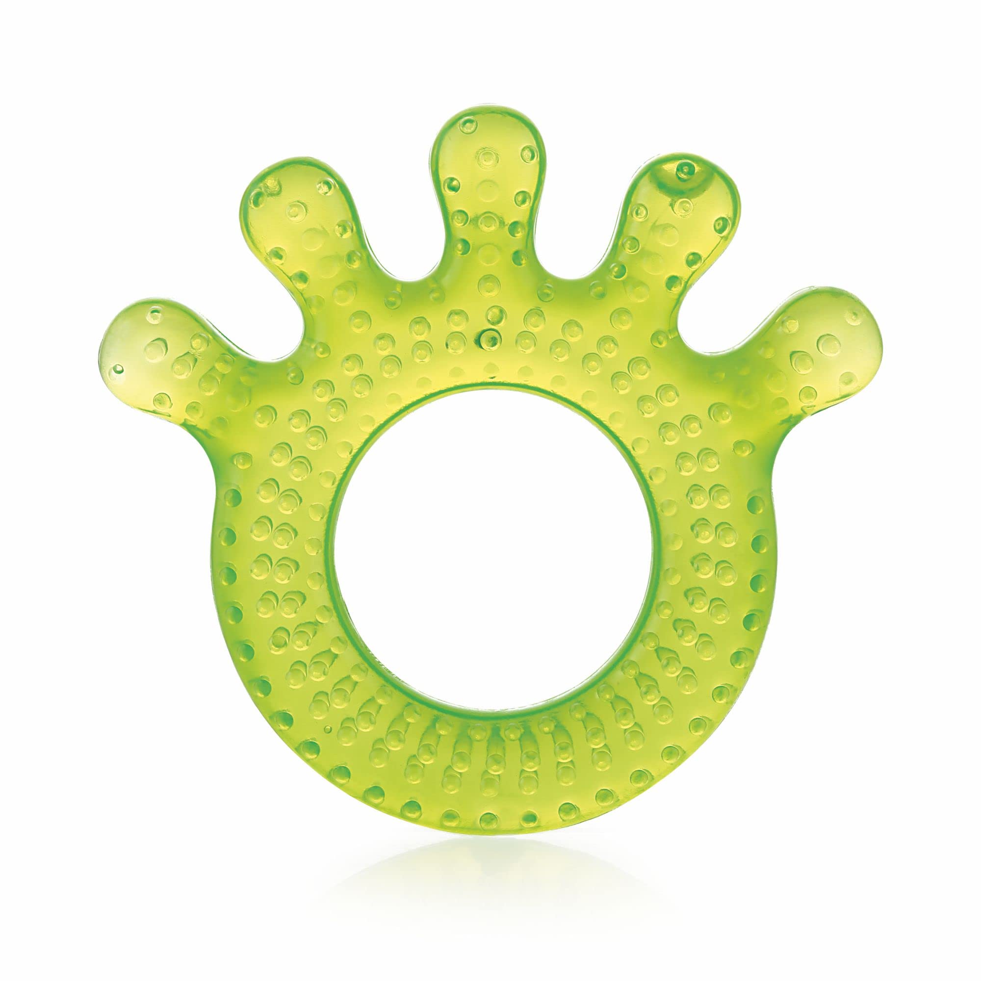 BeeBaby Teethers for 6 to 12 Months BPA Free. Cooling Water Filled Baby Teether, Soft Teething Toy for Babies with Carry Case, Soothes Gums and Easy to Grip. 100% BPA, PVC Free. (Fingers - Green, pack of 1)-image-26
