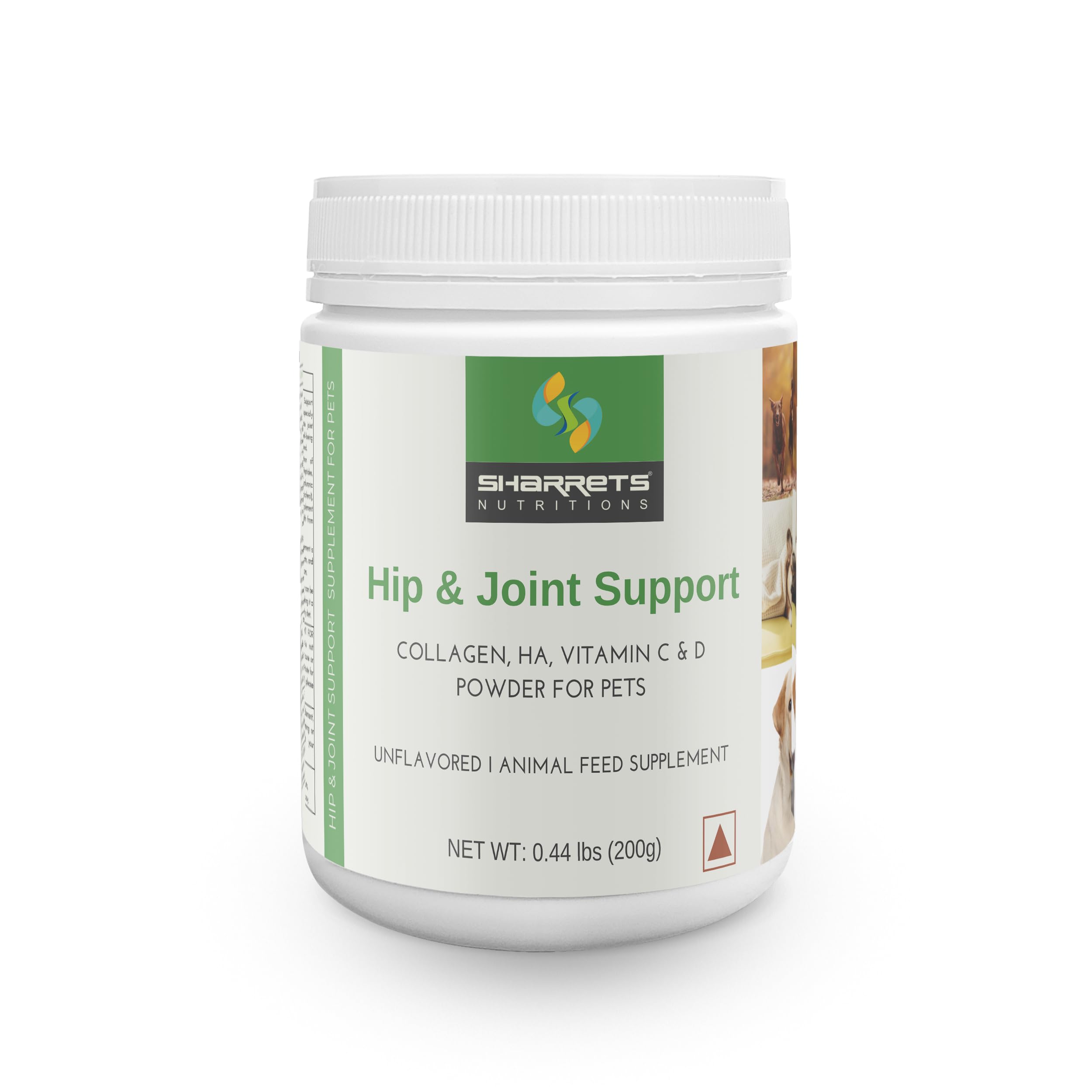 Sharrets Hip and Joint Support Supplement for Pets, 200g - Bovine Collagen, Hyaluronic Acid, Vitamin C & D3 for Enhanced Mobility and Joint Health (B08DNRGPSB) Amazon Price History, Amazon Price Tracker
