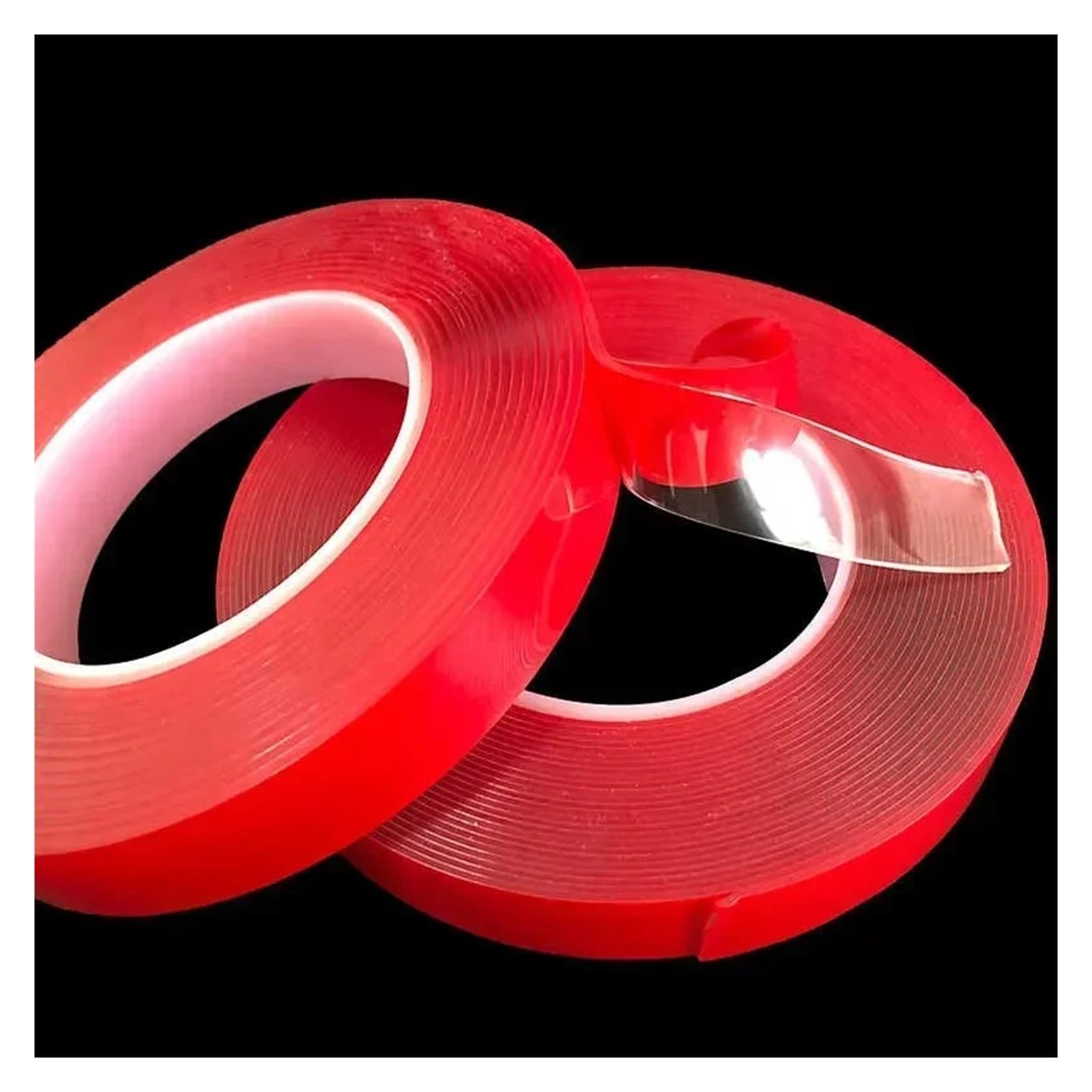 Nastro Biadesivo Trasparente Impermeabile Resistente Colla Rimovibile Senza Tracce Nastri Adesivi di Montaggio Adesivi for Auto(30Meters- (10rolls),15mm)