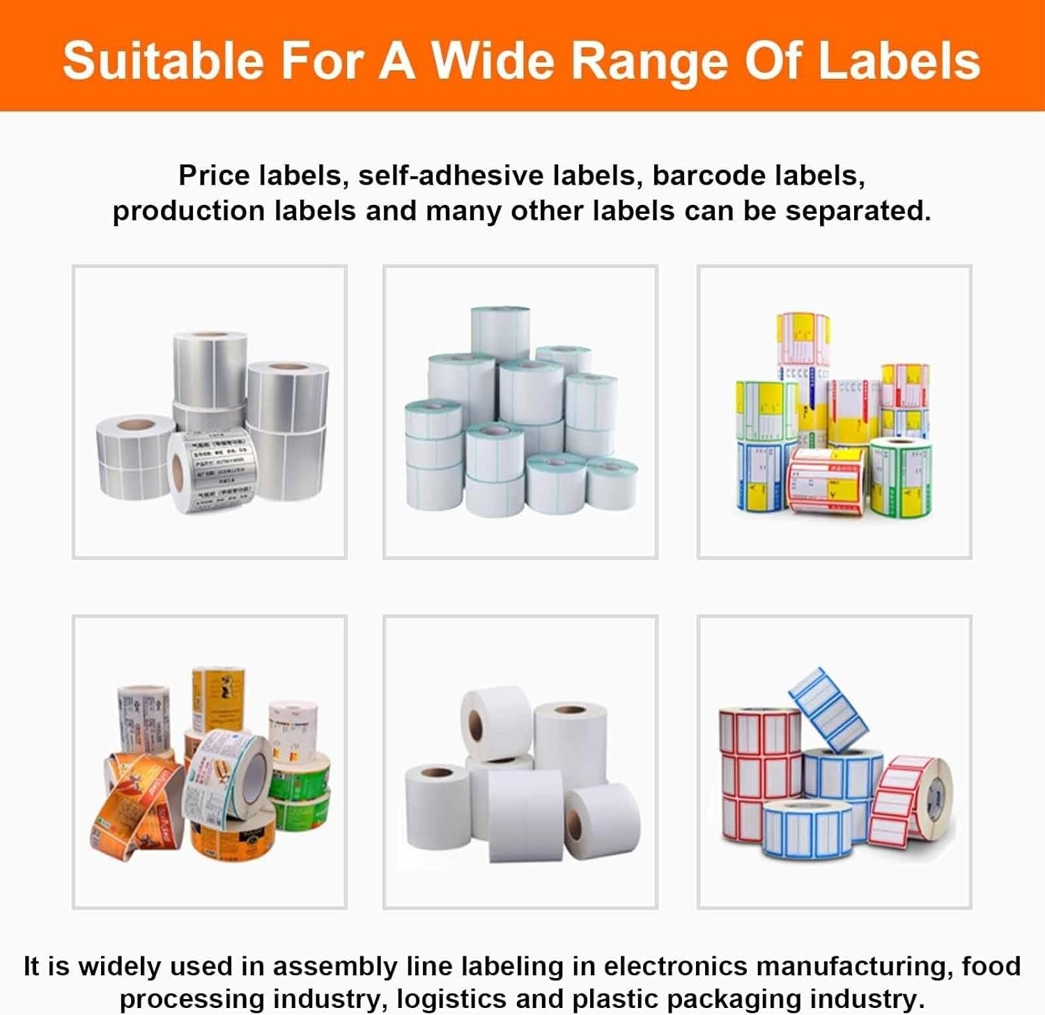 Automatic Label Dispenser, Automatic Label Conveyor, Label Stripping Machine,for Packaging Labels, barcodes, Production Labels