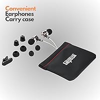 Vista 12 de Sephia SP3060VC - Auriculares con cable y micrófono, auriculares intrauditivos con graves profundos y aislamiento de ruido, controladores de 10mm