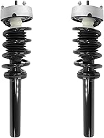 Vista 88 de Detroit Axle - 2 puntales traseros para Lexus RX330 Toyota Highlander 2004-2007, 2007 RX350, 2 puntales completos con montaje de resorte helicoidal