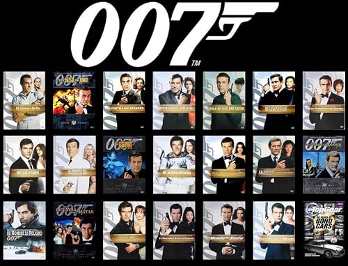 Image of James Bond 007 20-Film DVD Collection + Top Gear: 50 Years of Bond Cars (Movies Featuring Sean Connery, George Lazenby, Roger Moore, Timothy Dalton, Pierce Brosnan)