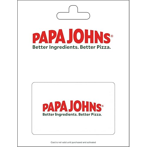 Papa John's Pizza Gift Card
