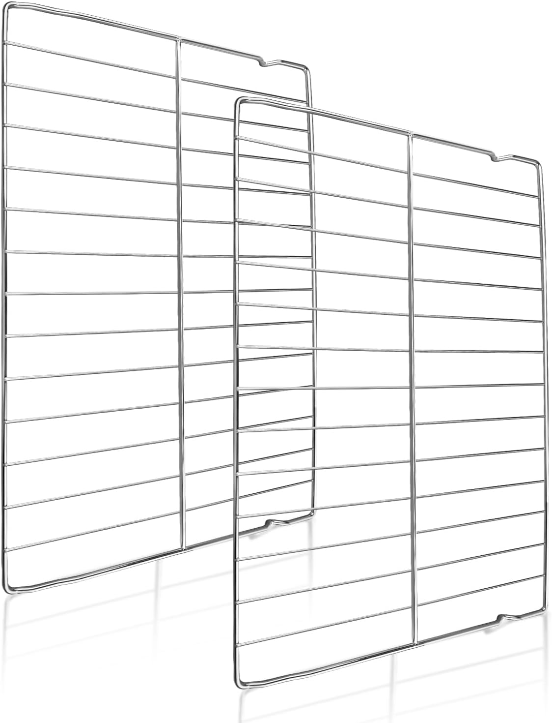 Upgraded 304 Stainless Steel 316496201 316496202 Oven Rack Replacement Fit for Frigidaire Kenmore Crosley Electrolux Range Oven. Replace 316496207 AP4040129 PS1765356, 24.2" x 16", 2 Pcs