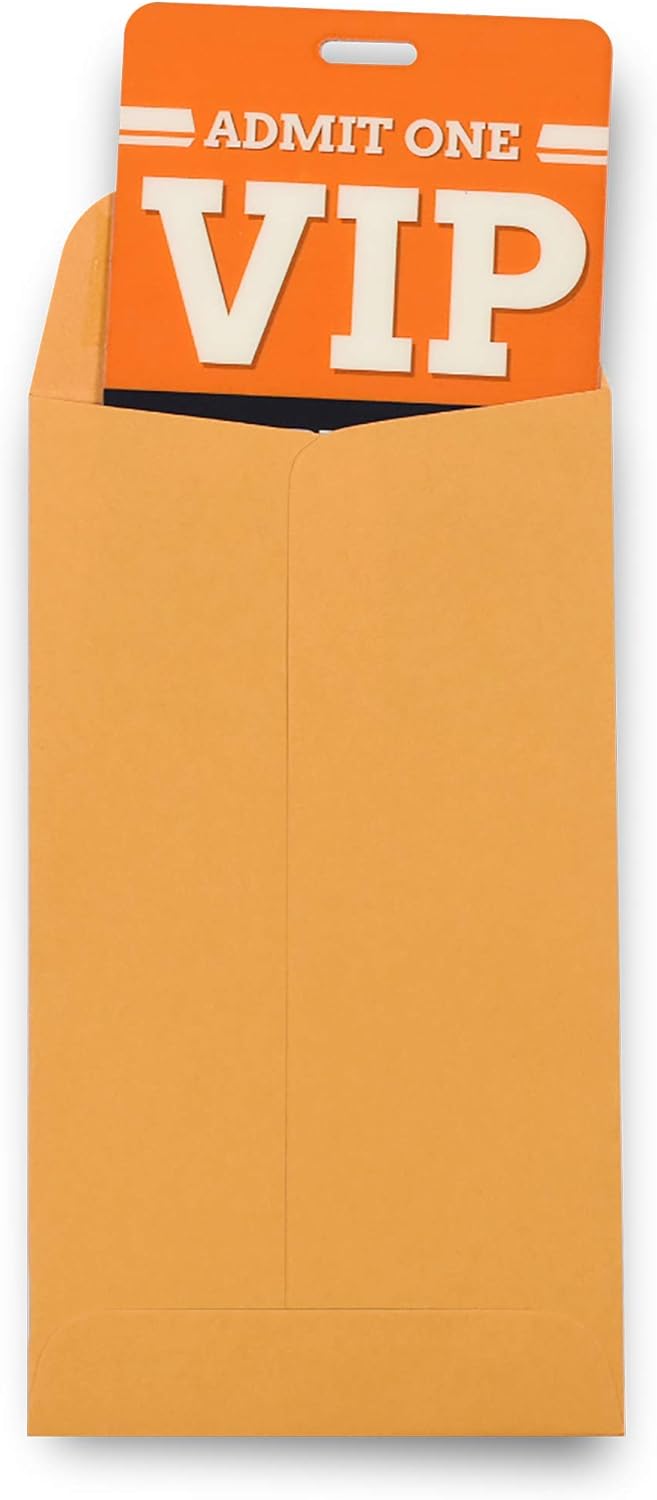 500 Guardian #6 Paper Coin Envelopes - Blank Small Envelopes for Coins, Receipts, Stamps, Small Parts Storage, & More – 3-3/8” x 6” Cash Envelopes – Gummed Flap Gift Card Holder Envelopes