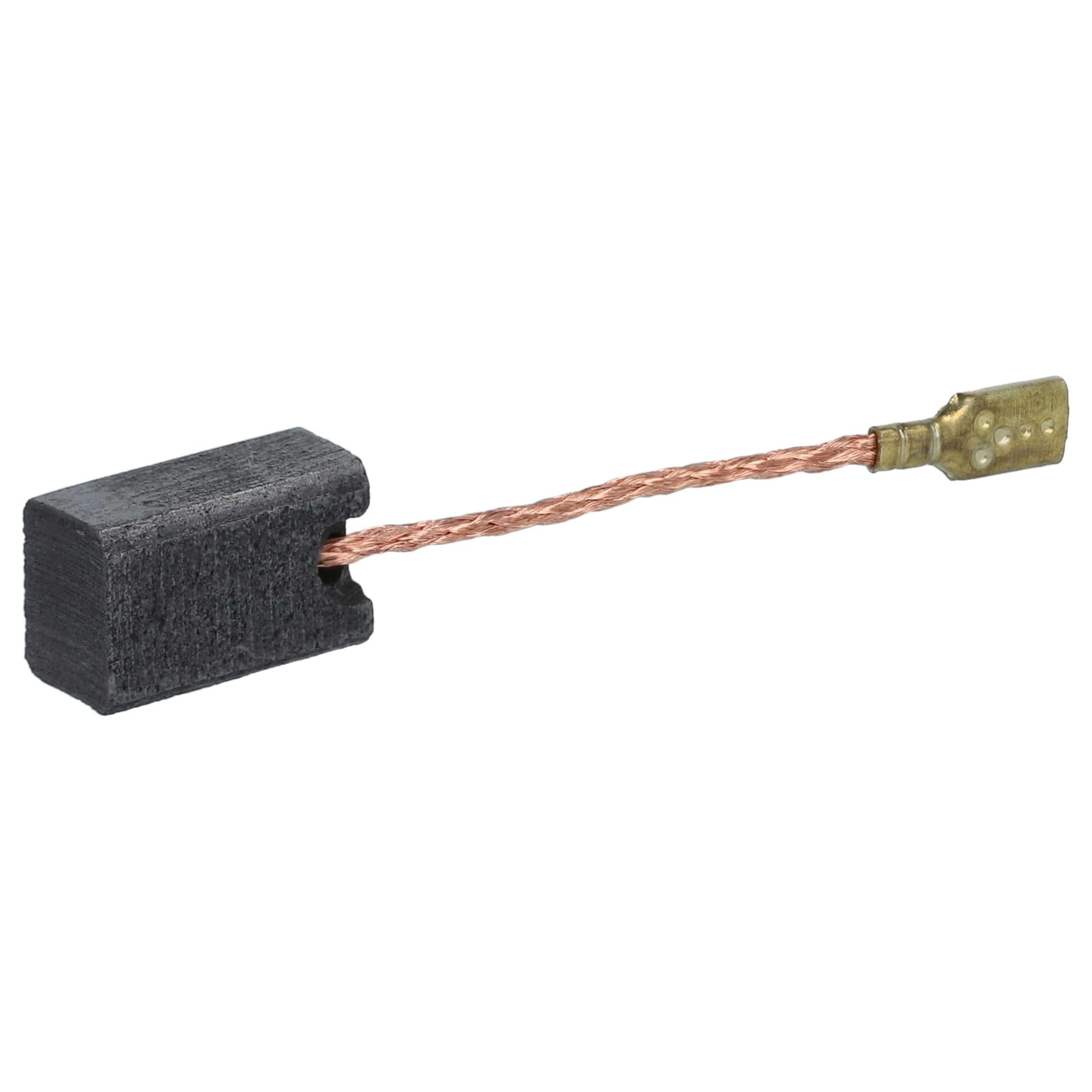 vhbw 10x escobilla 5,9 x 7,95 x 13,3 mm Compatible con Rupes BigFoot LHR21, LHR12, LHR15, LH 21 lijadora rotatoria, abrillantador