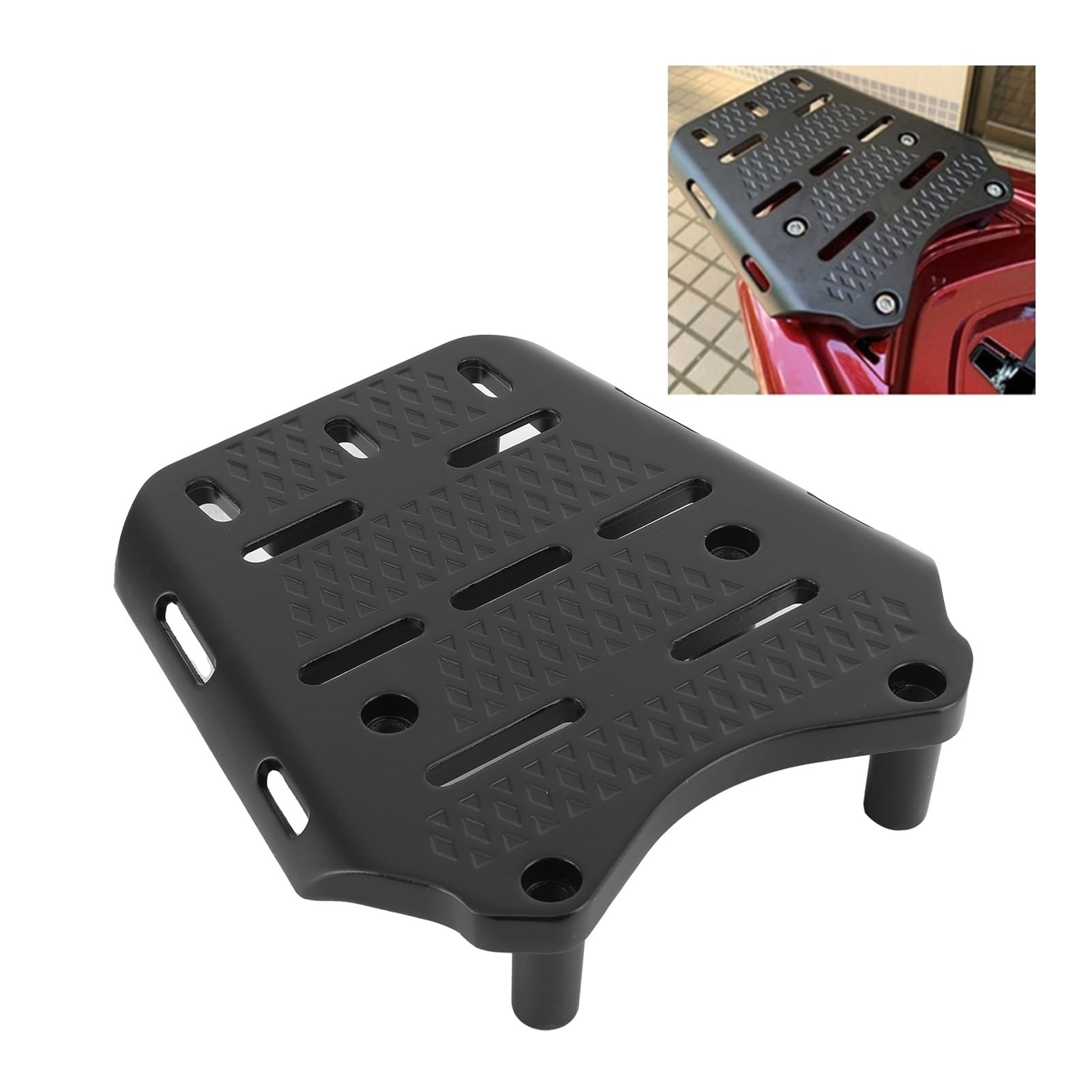 Portaequipajes Portaequipajes Trasero Motocicleta para, Soporte De Aleación Aluminio CNC para PCX 125 150 2014 2015 2016 2017 2018 2019