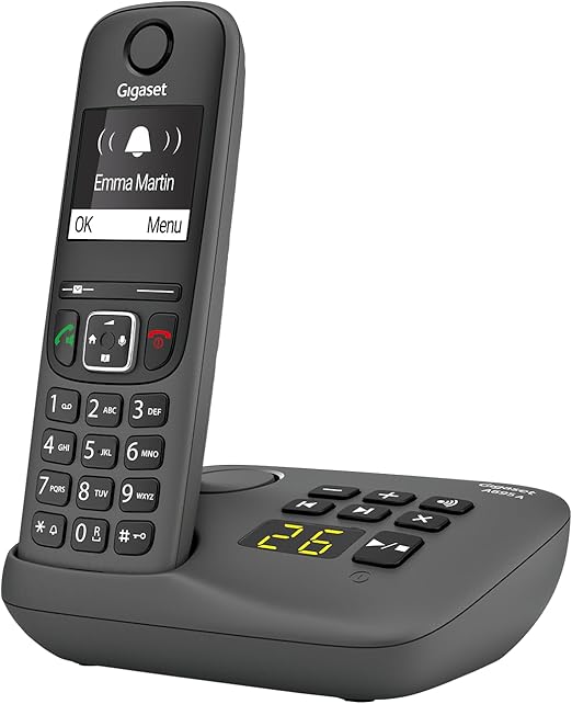 Téléphone sans fil Gigaset E720HX - Noir - 200 entrées - SMS