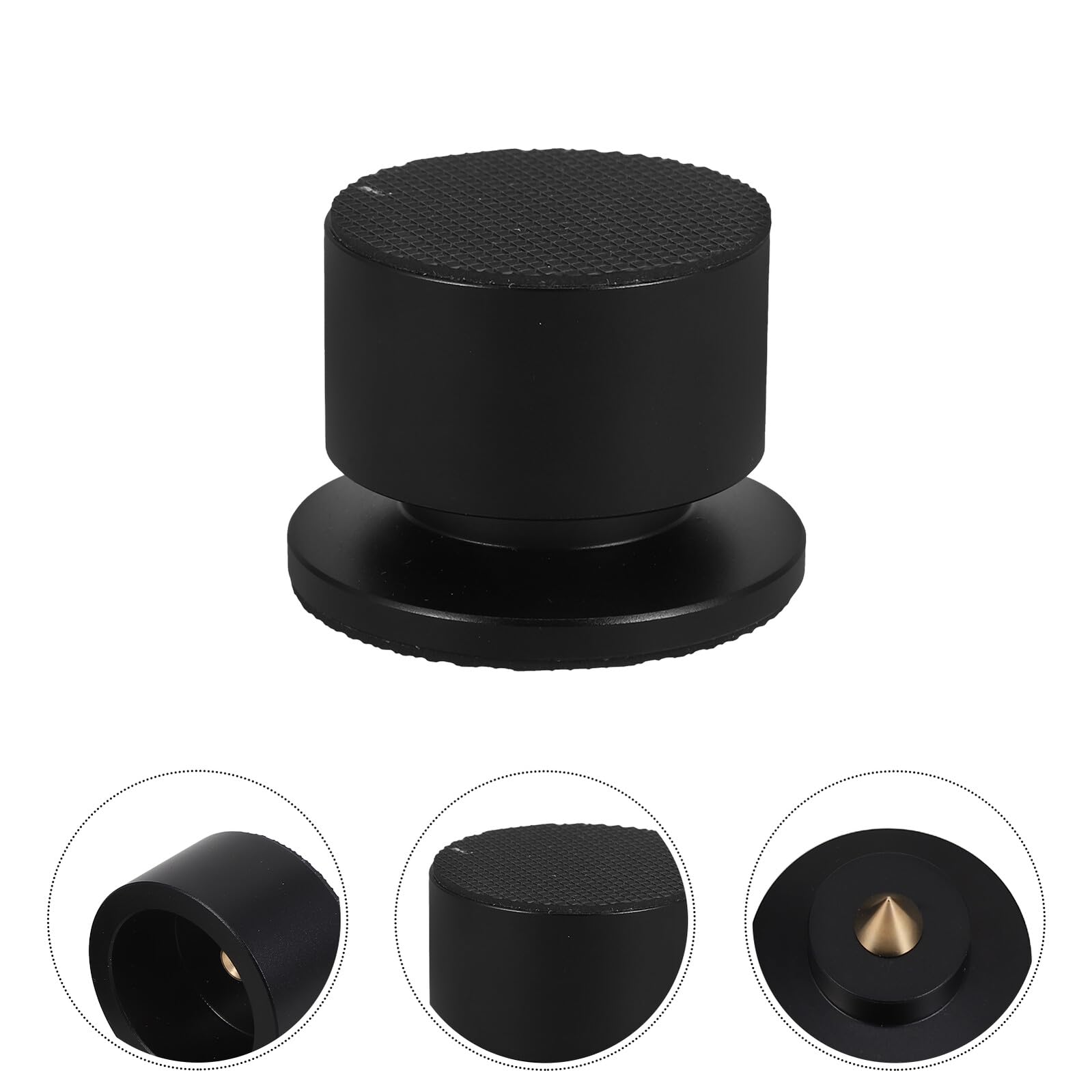 Set 4 Piedini Isolanti per Altoparlanti Hifi Cuscinetti Antivibrazione e Punte Ammortizzanti Supporti Audio Compatibili per Diffusori da Scaffale Amplificatori e Lettori CD