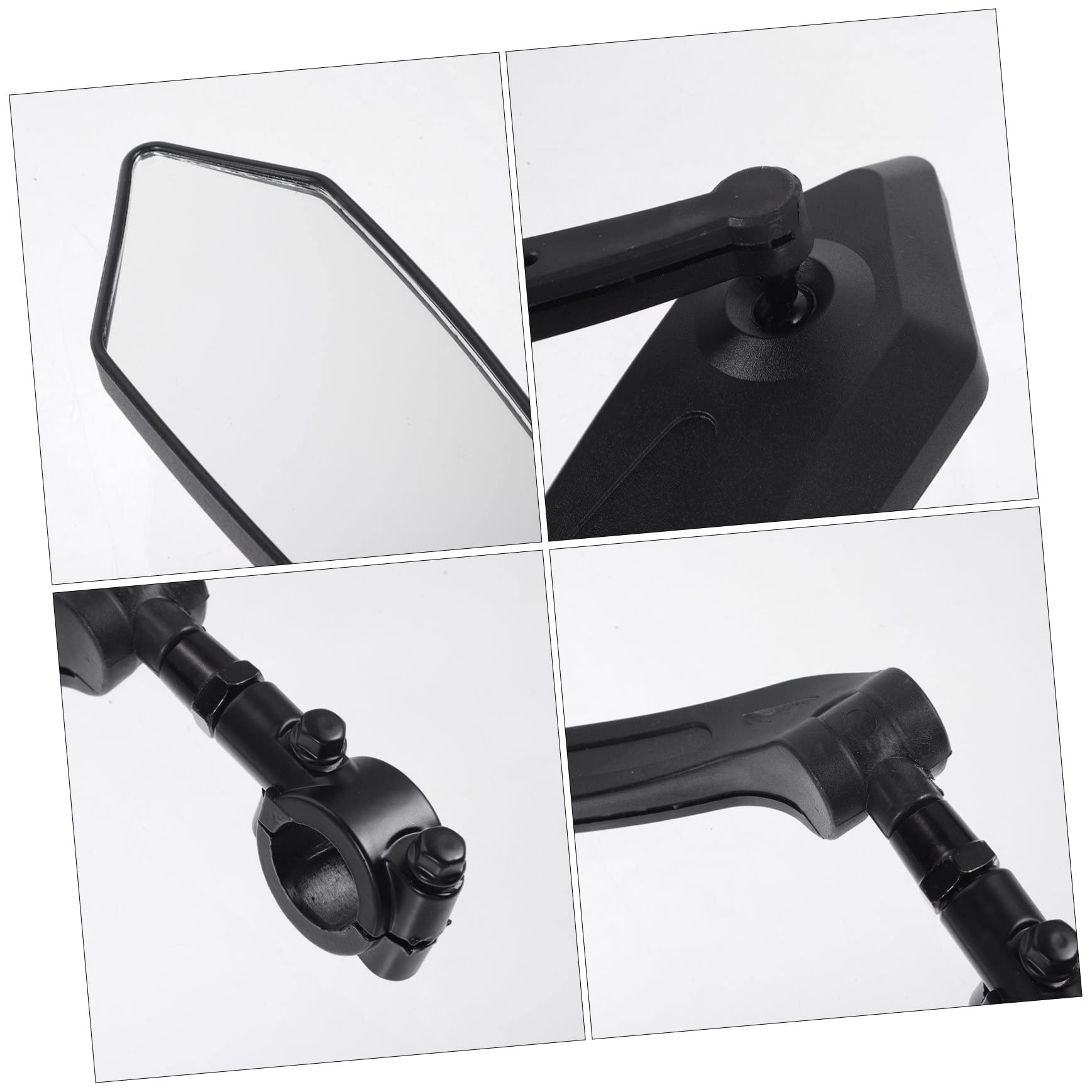 BESPORTBLE 2pezzi Specchietto Retrovisore Per Bici Manubrio Accessorio Pratico e Sicuro Per Ciclismo All Aperto Installazione Facile e Stabile Design Innovativo Per Mountain Bike e Strada