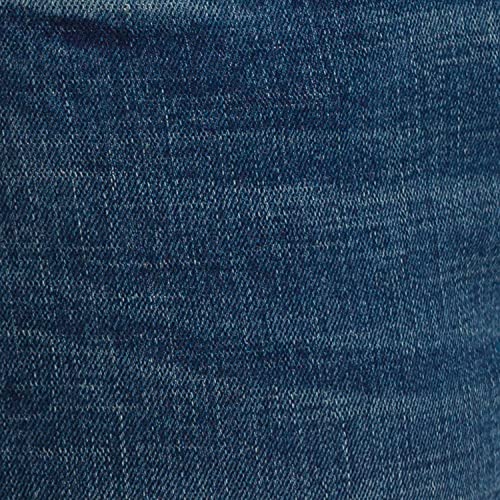 Image of Parx Men's Flat Front Skinny Cropped Fit Dark Blue Jeans