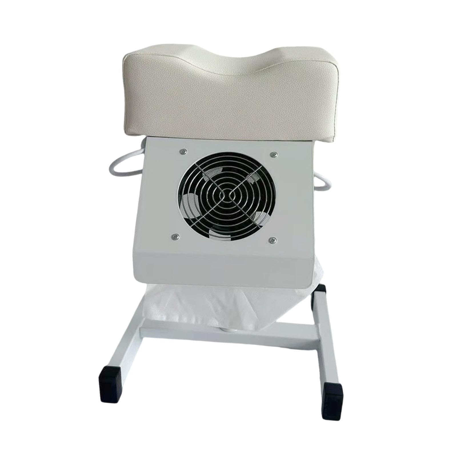 Sharplace Sgabello per Pedicure Regolabile Poggiagambe Ergonomico Postazione per Unghie Attrezzatura Da Salone Stabile Adatto per Onicotecnici E Centri, Bianco