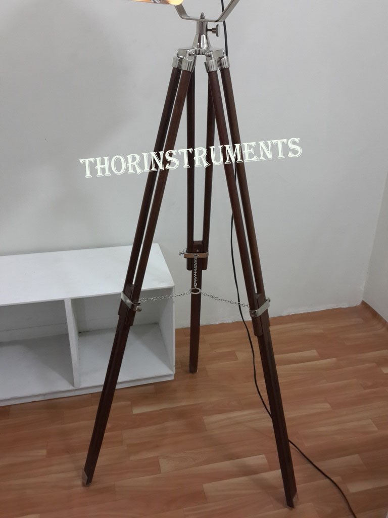 Vintage Theater Studio Steel Spot Search Light Floor Lamp