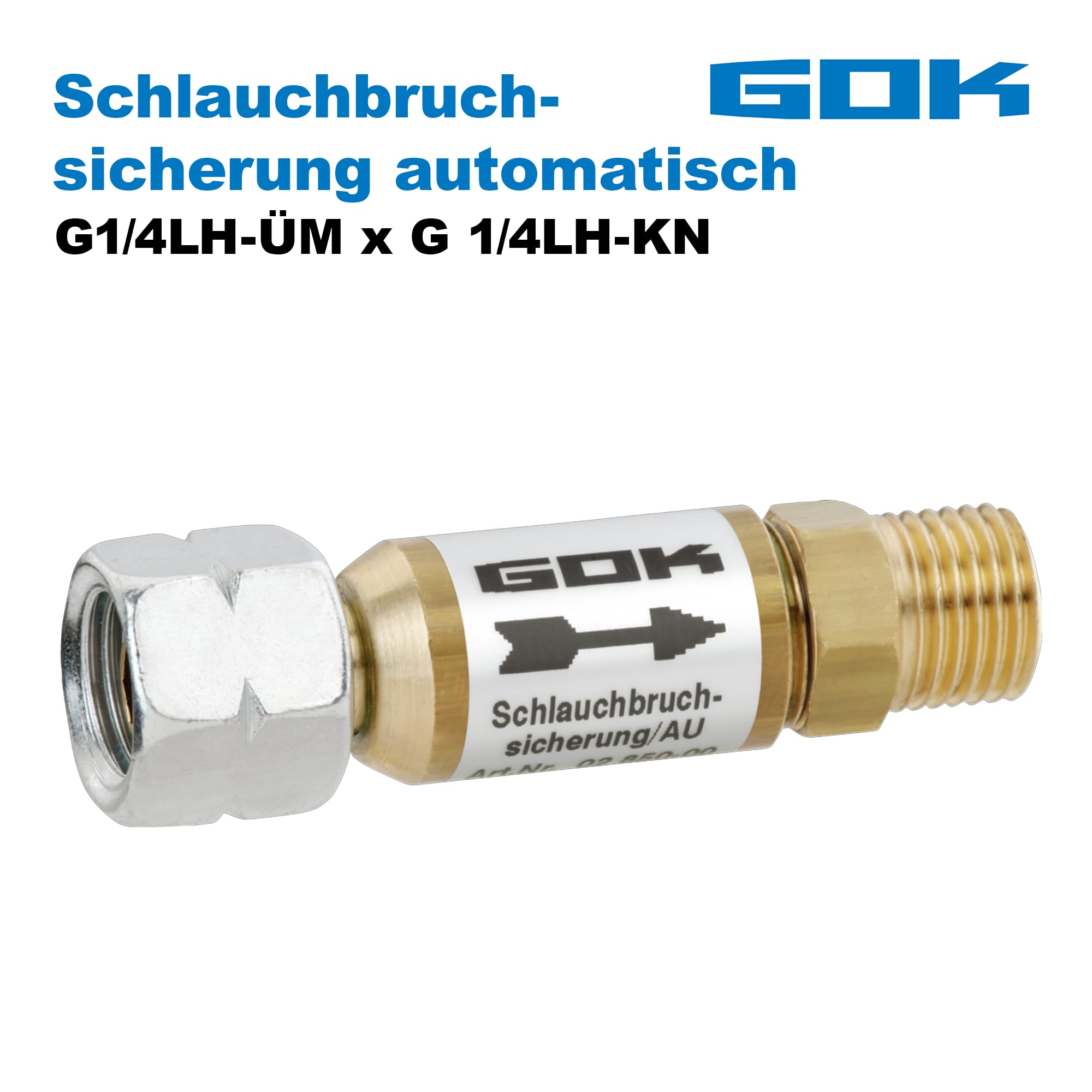 Schlauchbruch-Sicherung Größe->30mbar