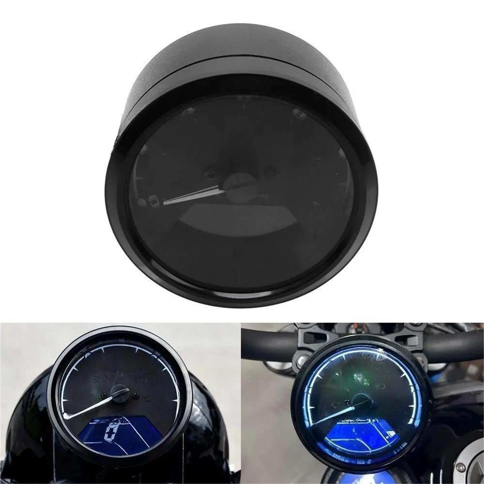 moto Medidor distancia Instrumento Velocímetro Para Harley Bobber