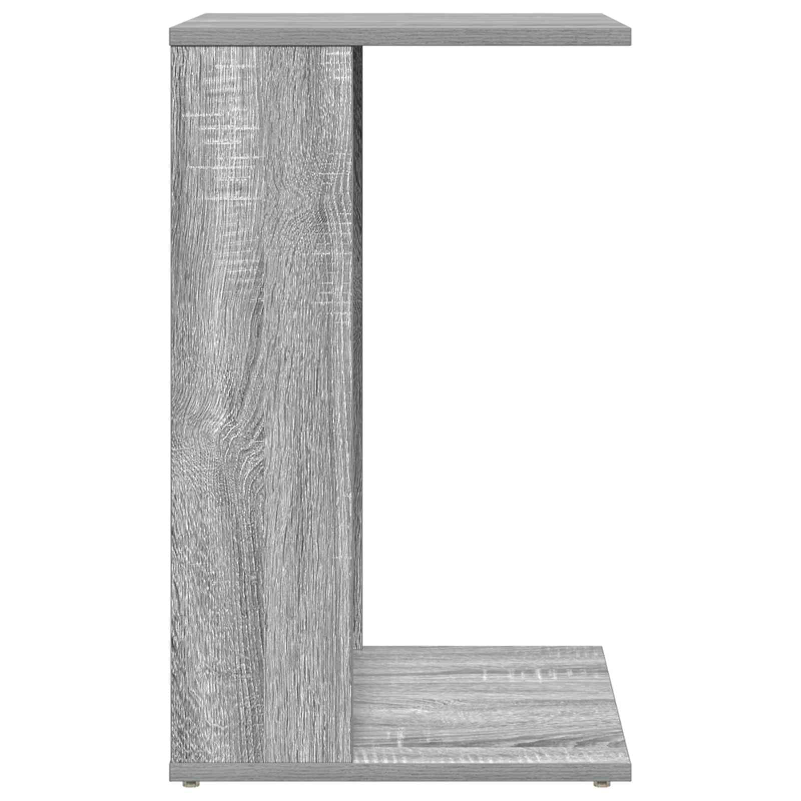Mesa auxiliar Sonoma gris 40 x 38 x 62,5 cm – Moderna mesa de centro de madera rectangular para sala de estar como estante para lámparas y bebidas en el salón