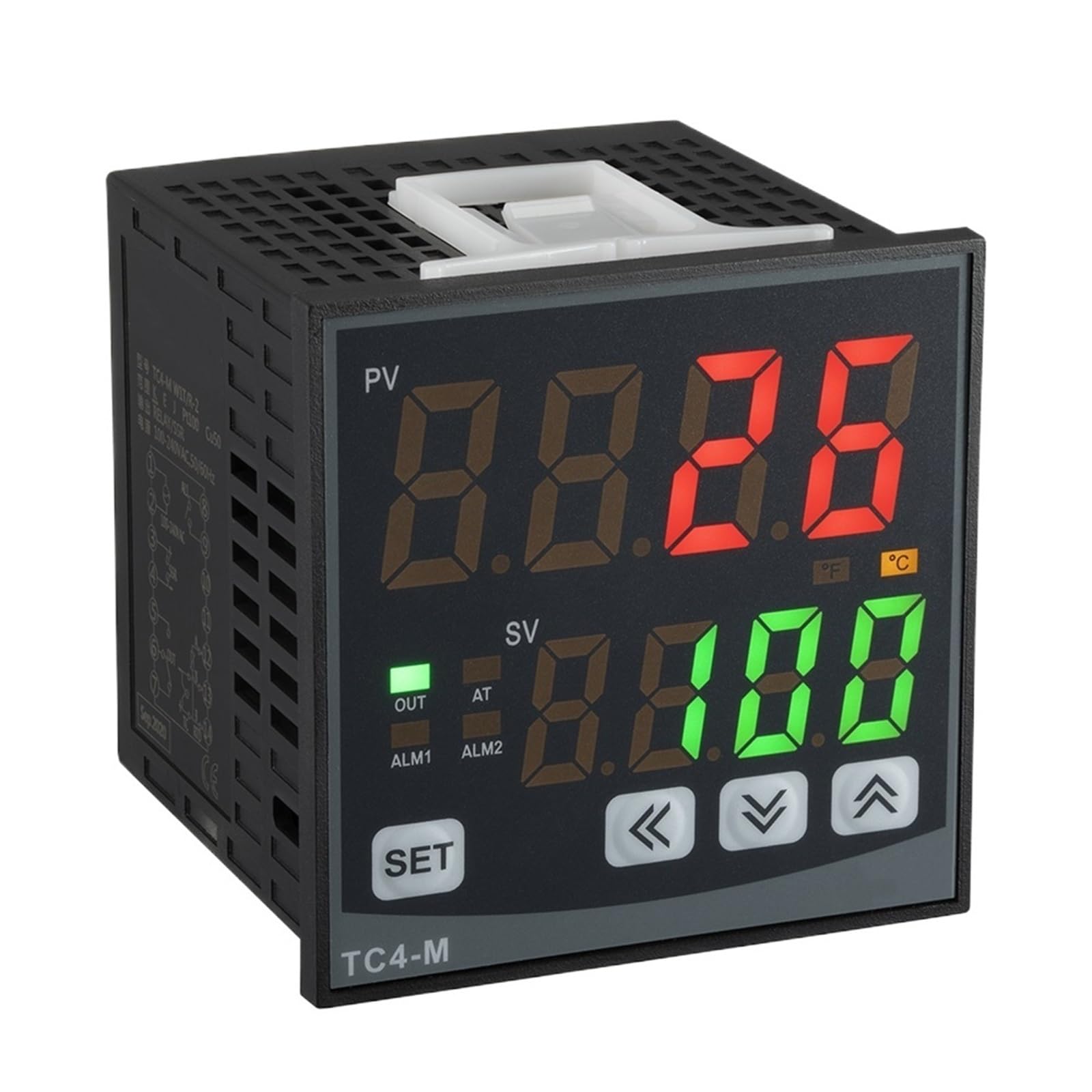 NWPNLXEA 72x72mm TC4-M TC/RTD K J E S PT100 Input Digital PID Temperature Controller Output SSR or Relay 4-20mA for Replace TCN4M-24R(SSR or Relay 1alarm)