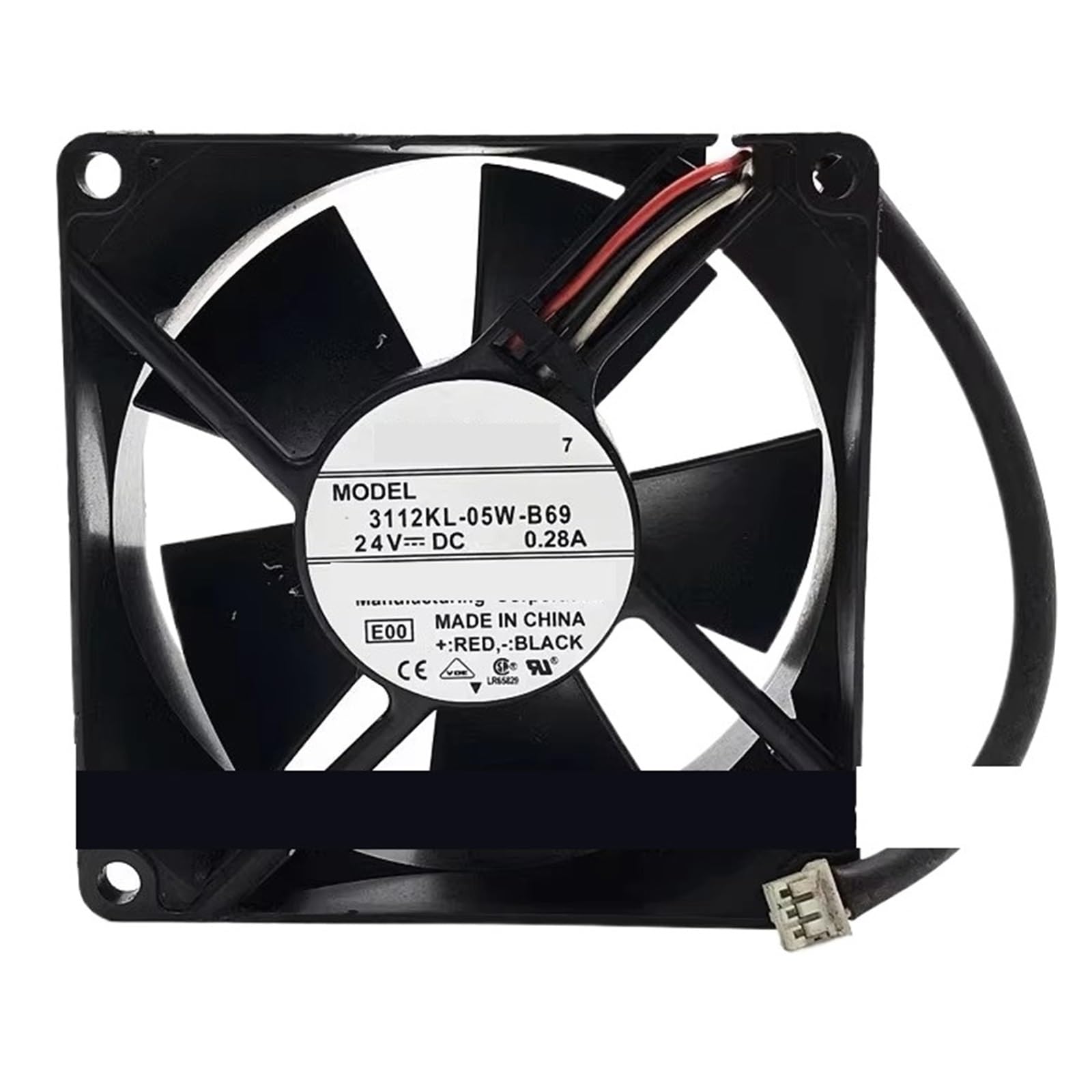 TPKMVGAP 3112KL-05W-B69 24V 0.28A 8CM 80 * 80 * 32MM 3-wire cooling fan(3wire B2)