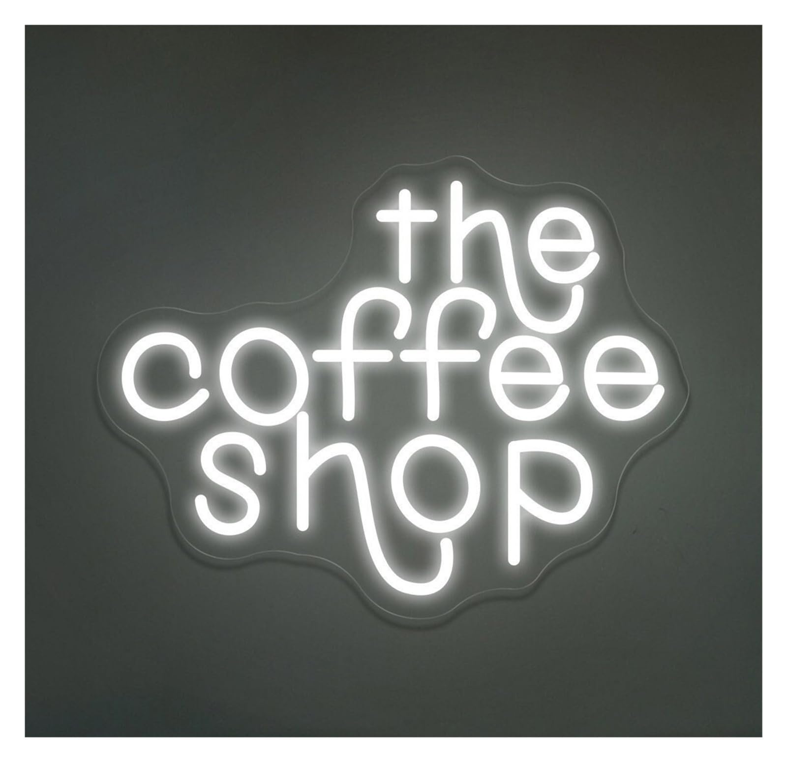 RONGCH Hanging Art Signs Coffee Shop Custom Neon Sign Cafe Bar Decor Room Bedroom Game Pet Store Birthday Party 45cm